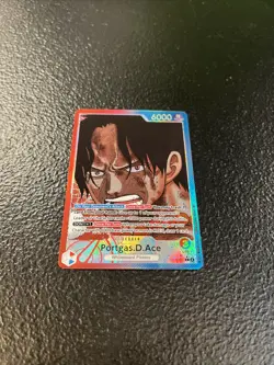 One Piece TCG OP13-079 Portgas D Ace Alt Art Leader AA Card Game CCG English - Image 1