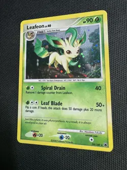 NM Leafeon LV.40 Holo Rare #24/100 Majestic Dawn Pokemon TCG - Image 1