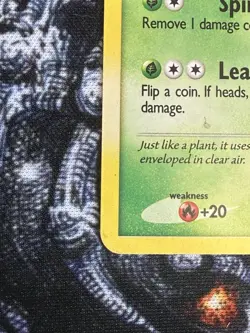 Leafeon 24/100 Majestic Dawn Cosmos Holo Rare LP+ Vintage 2008 Pokemon TCG - Image 4