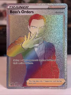 NM-Mint Boss's Orders - 200/192 - Secret Rare Pokemon Rebel Clash - Image 1