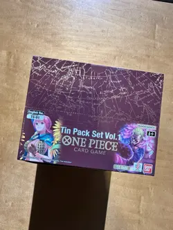 One Piece TCG Op-10 Tin Set Volume 1 Display Case Sealed - Image 2