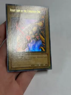 Yugioh Right Arm of the Forbidden One LOB-122 Ultra Rare 1st Edition FOIL LINE L - Image 4