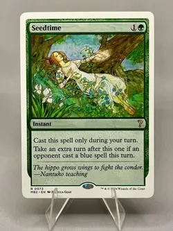 Seedtime (White Border) MB2 #73 - MTG Mystery Booster 2 NM - Image 1