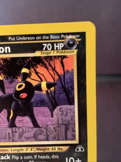 Pokemon TCG Umbreon 32/75 Non Holo Rare Neo Discovery 2001 VTG WOTC NM/LP - Image 3
