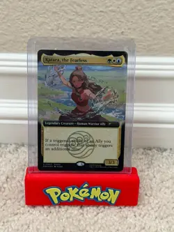 KATARA THE FEARLESS MAGIC THE GATHERING x AVATAR SDCC 2025 PROMO CARD VHTF - Image 1