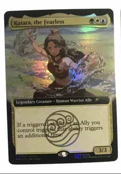 Magic The Gathering X Avatar Katara The Fearless Promo Card San Diego ComicCon - Image 2