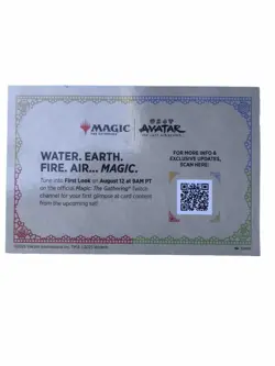 Magic The Gathering X Avatar Katara The Fearless Promo Card San Diego ComicCon - Image 4
