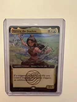 SDCC 2025 Magic The Gathering X Avatar Katara Fearless Promo Card mtg IN HAND - Image 1