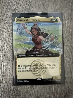 Magic The Gathering X Avatar Katara The Fearless Promo Card San Diego Comic Con - Image 1