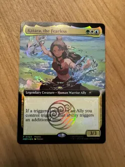 Magic The Gathering X Avatar Katara The Fearless Promo Card SDCC 2025 Ships Fast - Image 1