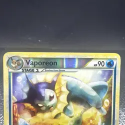 Pokemon TCG Vaporeon 52/95 Call of Legends Reverse Holo MP - Image 3