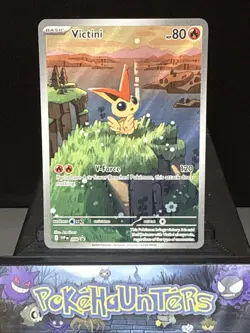Pokemon Card Victini SVP 208 Black Star Promo Rare Standard Size Near Mint - Image 1