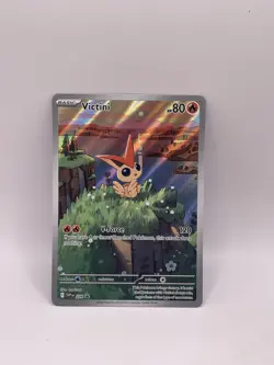 Victini SVP 208 Illustration Rare Black Star Promo Black & White Pokemon TCG - Image 1