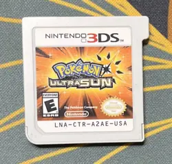 Pokemon Ultra Sun Nintendo 3DS Authentic Cartridge - TESTED WORKS - Image 1