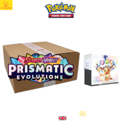 Pokemon TCG 10x Prismatic Evolutions Elite Trainer Box ETB Sealed Case English - Image 1