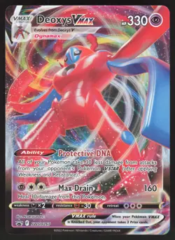 Deoxys VMAX - SWSH267 Promo Pokemon TCG SWSH: Sword & Shield Promo Cards NM - Image 1