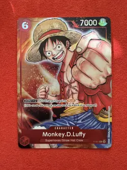 One Piece Premium Card Collection Bandai Games Fest 23-24 Monkey.D.Luffy P-001 - Image 1