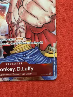 One Piece Premium Card Collection Bandai Games Fest 23-24 Monkey.D.Luffy P-001 - Image 5