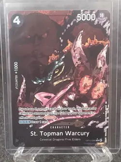 One Piece CCG Carrying On His Will - St. Topman Warcury - OP13-089 R* Alt Art - Image 1