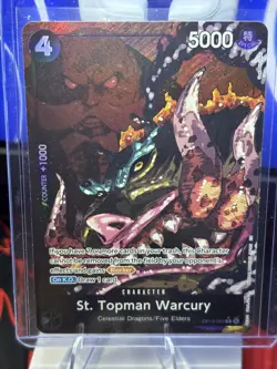 ONE PIECE ST. TOPMAN WARCURY OP13-089 R ALT ART CARRYING ON HIS WILL ENGLISH - Image 1