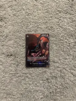 ONE PIECE ST. TOPMAN WARCURY OP13-089 R ALT ART CARRYING ON HIS WILL ENGLISH - Image 1
