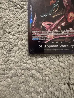 ONE PIECE ST. TOPMAN WARCURY OP13-089 R ALT ART CARRYING ON HIS WILL ENGLISH - Image 4