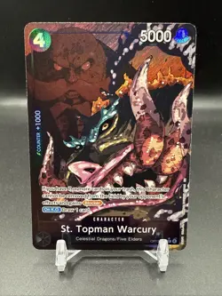 ONE PIECE ST. TOPMAN WARCURY OP13-089 R ALT ART CARRYING ON HIS WILL ENGLISH - Image 1
