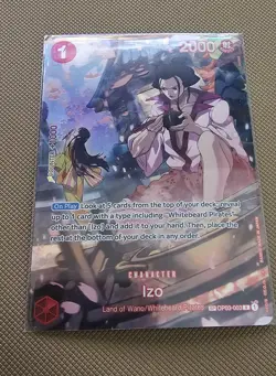 Izo SP OP03-003 Alt Art One Piece Card Game English - Image 1