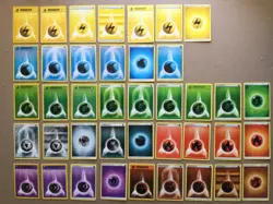 40x Old Pokemon Energy Card Bundle - Vintage 1999 - 2017 From Different Sets - Image 1