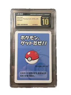 CGC 10 Pristine Poke Ball Old Maid 2019 Japanese Pokemon Card - Image 1