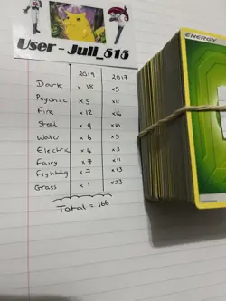 166x Retro Pokemon Energy Cards From 2017 & 2019 - Image 2
