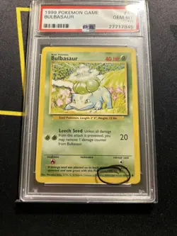 PSA 10 Bulbasaur 44/102 1999-2000 4th Print -Graded Pokemon Card- Base Set - Image 2