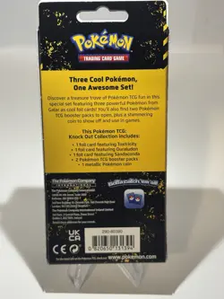 Pokemon TCG Knockout Collection Toxtricity Boltund Sandaconda 2-Card Set Sealed - Image 2