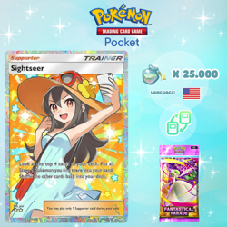 Pokemon TCG Pocket - Sightseer Full Art Card (English) - Image 1