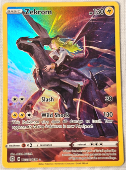 Pokemon Card - Zekrom (TG05/TG30) Swsh09: Brilliant Stars Trainer Gallery UR - Image 1