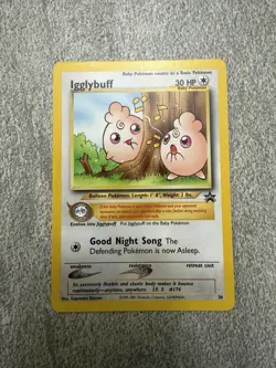 Pokemon Card - Igglybuff - Black Star Promo #36 WotC - NM - Image 1