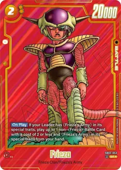 Frieza - SB02-053 Alternate Art Manga Booster 02 Dragon Ball Card English - Image 2