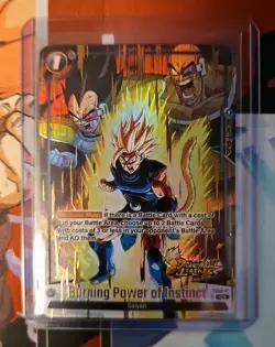 Dragon Ball Super Card Game TCG FS09-17 Burning Power Of Instinct Alt Art - Image 1