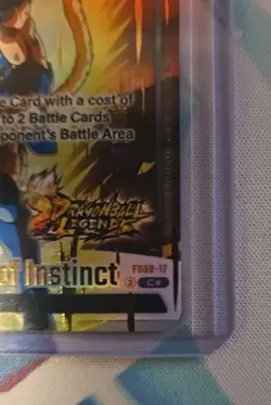 Dragon Ball Super Card Game TCG FS09-17 Burning Power Of Instinct Alt Art - Image 2