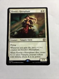Elenda's Hierophant - Commander: The Lost Caverns of Ixalan MTG + Bonus Card!!! - Image 1