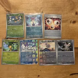 Pokemon Black Bolt White Flare Bundle Job Lot - Pokeball Reverse x7cards NM - Image 1