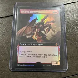 Shivan Devastator (Extended Art) Dominaria United Foil - Image 1