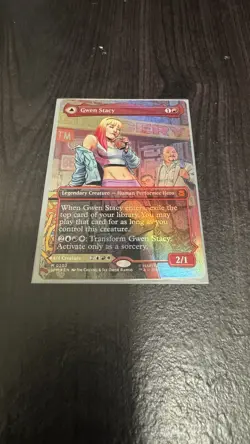 Gwen Stacy (0202) (Borderless) Marvel's Spider-Man Foil - Image 2