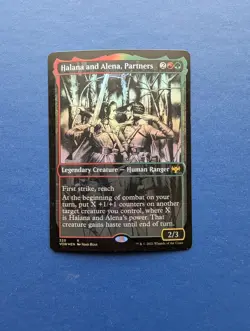 MTG Halana and Alena, Partners: Innistrad Double Feature FOIL #325 – EX-MT - Image 1