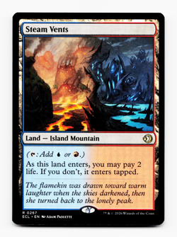 Steam Vents [Lorwyn Eclipsed] Magic MTG ECL 0267 - Shock Land 💧🔥 - Image 1