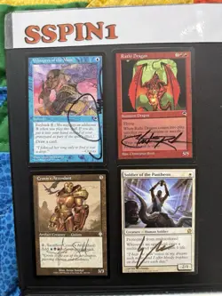 MTG Signed Rathi Dragon Rush, Hoover, Deschamps,Shekel lot - Image 1