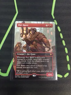 MTG Magic The Gathering Port Razer SPG Mythic Borderless Red Pirate Extra Combat - Image 1