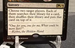 Scheming Symmetry, 2020 Core Set (M20) #113, MTG Rare - Image 2