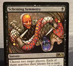 Scheming Symmetry, 2020 Core Set (M20) #113, MTG Rare - Image 3