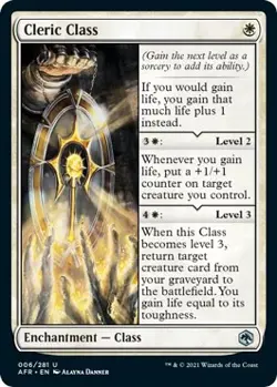 Cleric Class - 6 / English / Near Mint MTG - Image 1